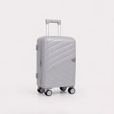 eDiscount — Dovwell Hard Shell Suitcase Set Spinner Luggage — Grey