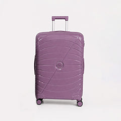 eDiscount — Summit Hard Shell Suitcase Set Spinner Luggage — Purple
