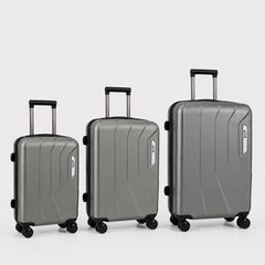 eDiscount — VIP Premium Hardside Luggage Spinner — Grey