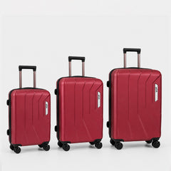 eDiscount — VIP Premium Hardside Luggage Spinner — Wine Red