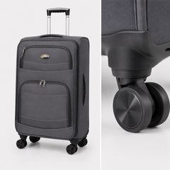 eDiscount Wenger Lightweight Softside Suitcase — Grey