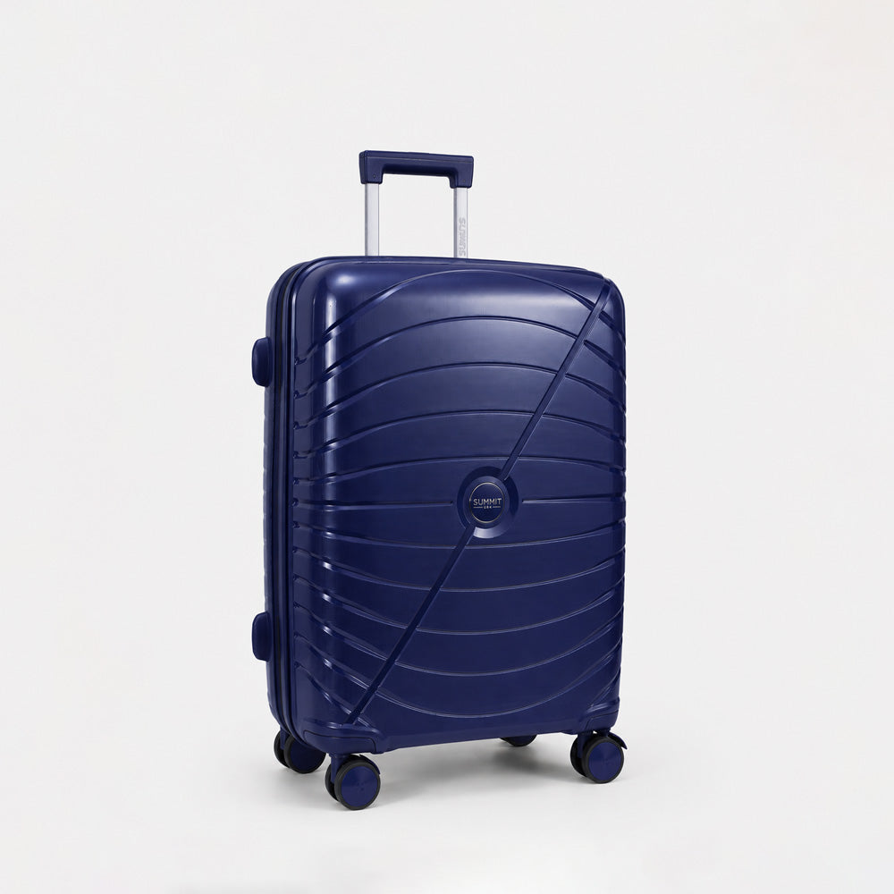 eDiscount — Summit Hard Shell Suitcase Set Spinner Luggage — Royal
