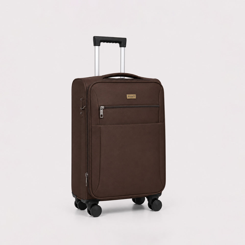 eDiscount — Antler Softside Luggage Suitcase Spinner — Brown