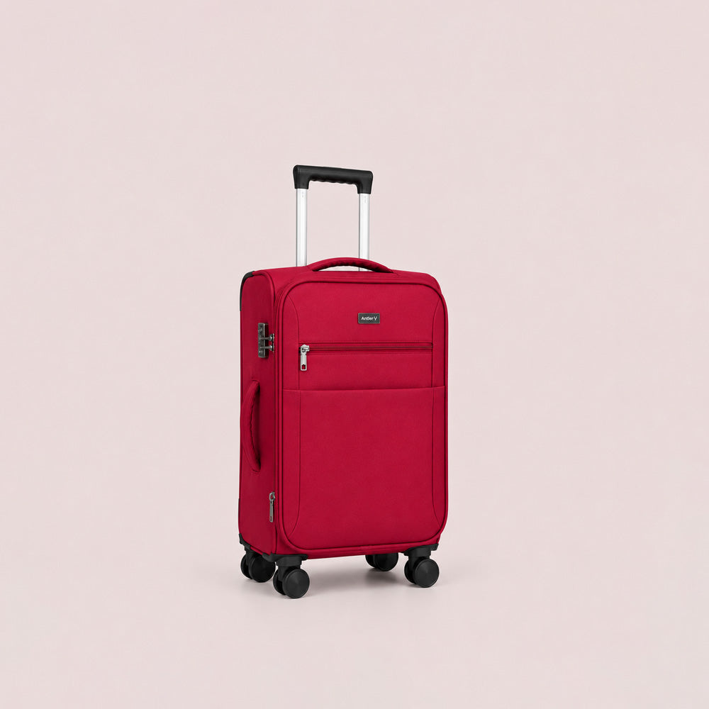 eDiscount — Antler Softside Luggage Suitcase Spinner — Red