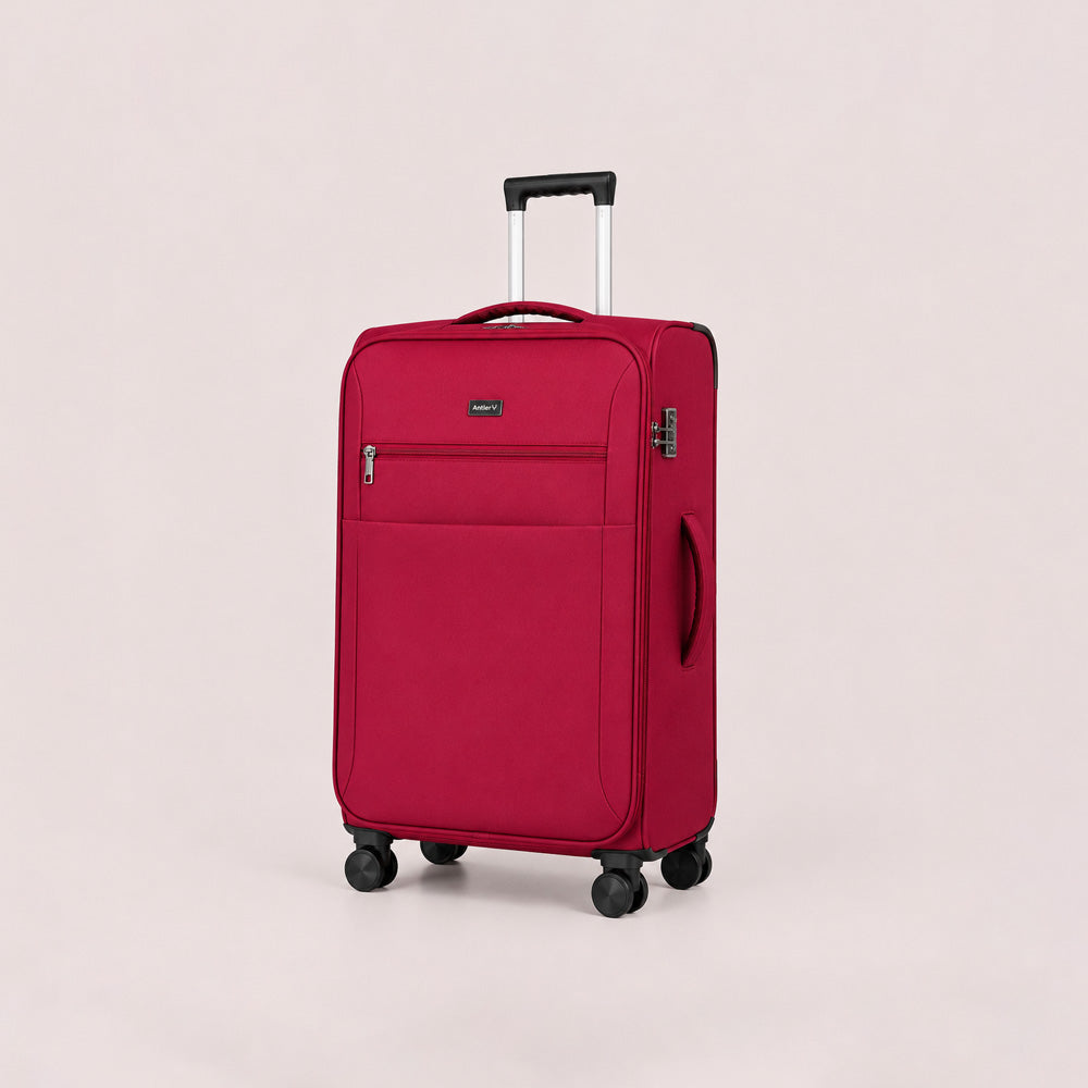eDiscount — Antler Softside Luggage Suitcase Spinner — Red