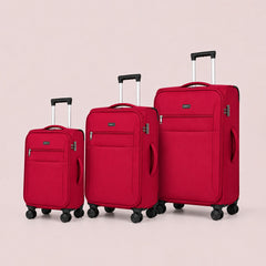 eDiscount — Antler Softside Luggage Suitcase Spinner — Red
