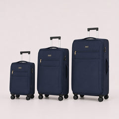 eDiscount — Antler Softside Luggage Suitcase Spinner — Navy Blue