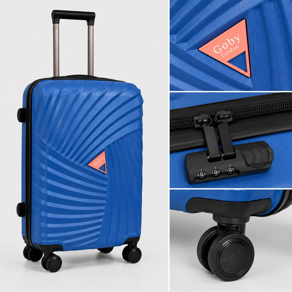 eDiscount Goby London Hardside Luggage Suitcase — Royal
