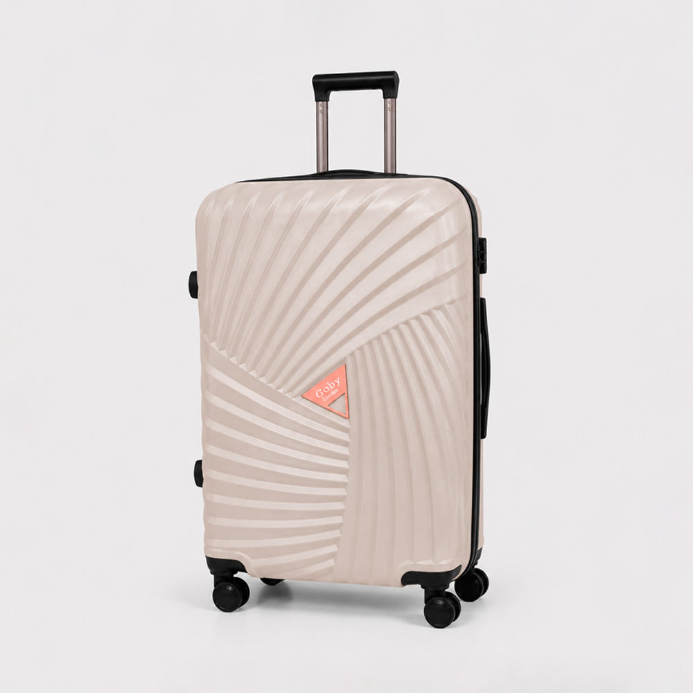 eDiscount Goby London Hardside Luggage Suitcase — Rose Gold