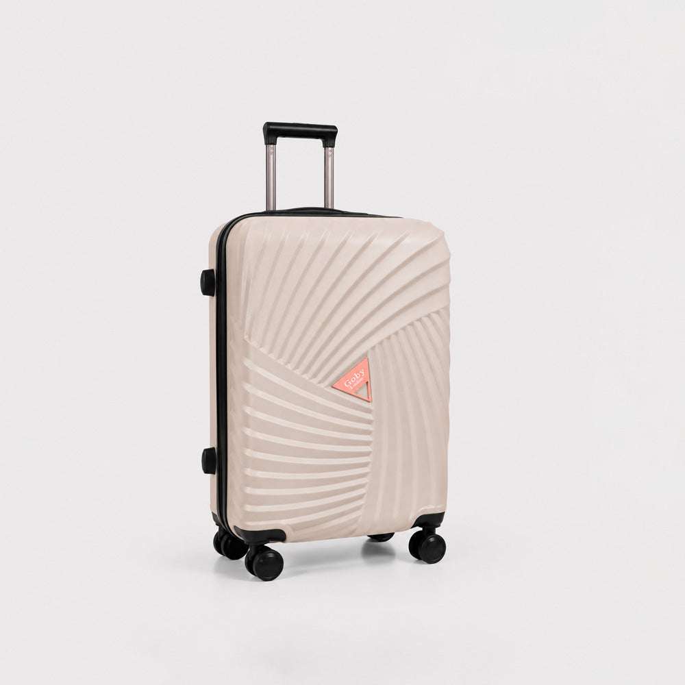 eDiscount Goby London Hardside Luggage Suitcase — Rose Gold