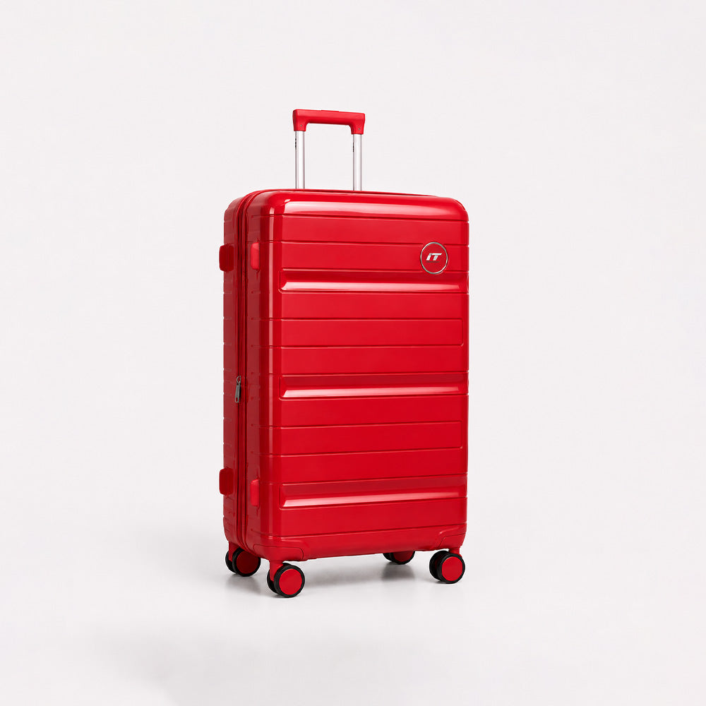 eDiscount — IT Luggage Hardside Luggage Suitcase Spinner — Red