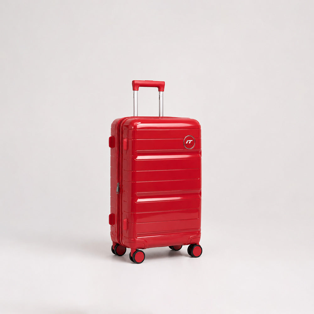 eDiscount — IT Luggage Hardside Luggage Suitcase Spinner — Red