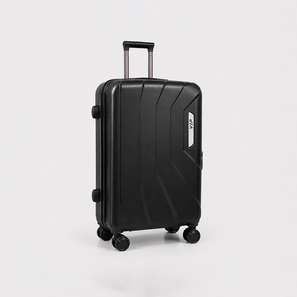 eDiscount — VIP Premium Hardside Luggage Spinner — Black