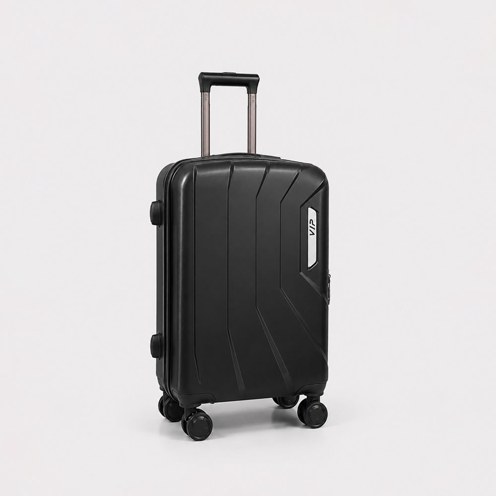 eDiscount — VIP Premium Hardside Luggage Spinner — Black