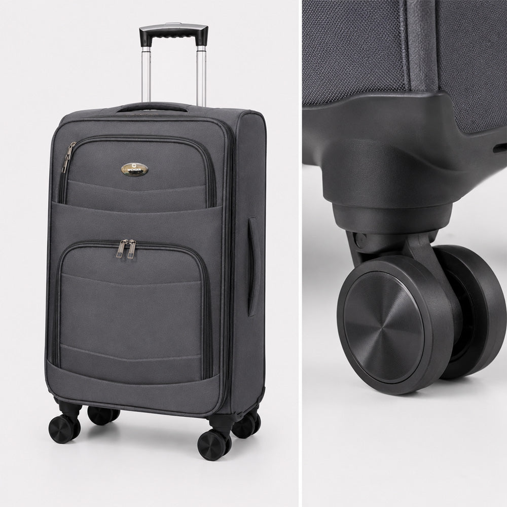 eDiscount Wenger Lightweight Softside  Suitcase — Grey
