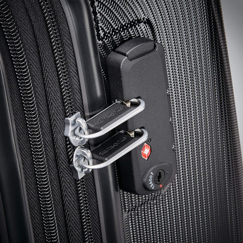 eDiscount — Samsonite Winfield Hardside Luggage with Spinner Wheels, Black